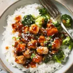 Sticky Chicken Rice Bowls