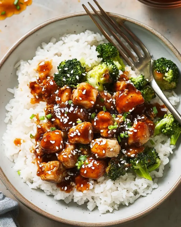 Sticky Chicken Rice Bowls