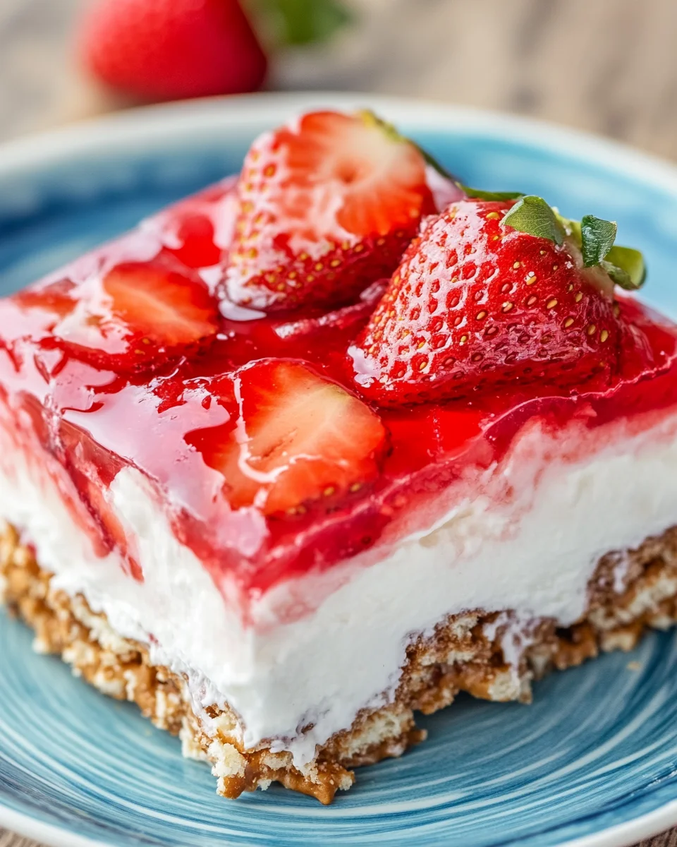 Strawberry Pretzel Jello Salad Strawberry Pretzel Jello Salad