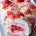 Strawberry Shortcake Cheesecake Rolls