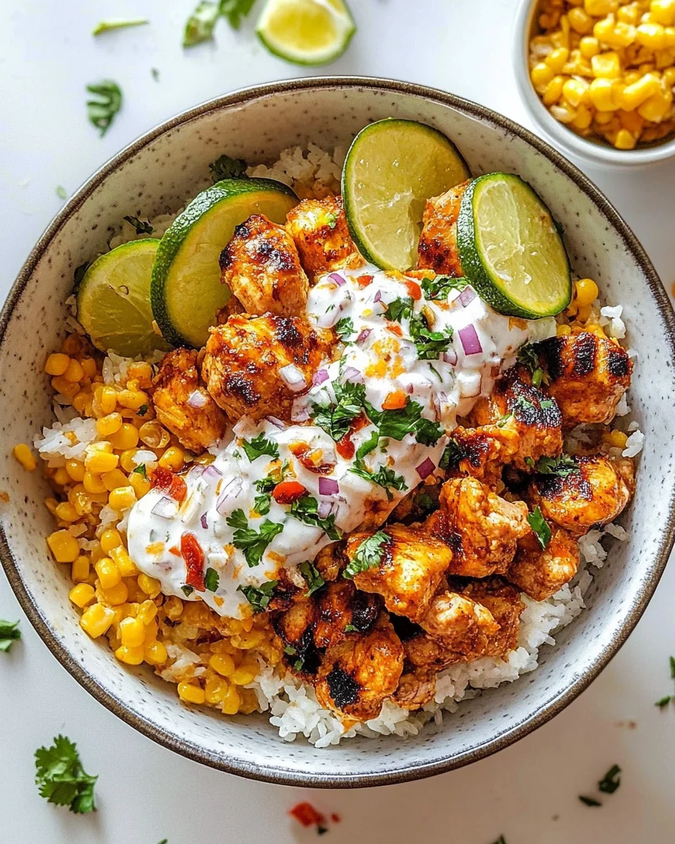 Street Corn Chicken Rice Bowl Street
