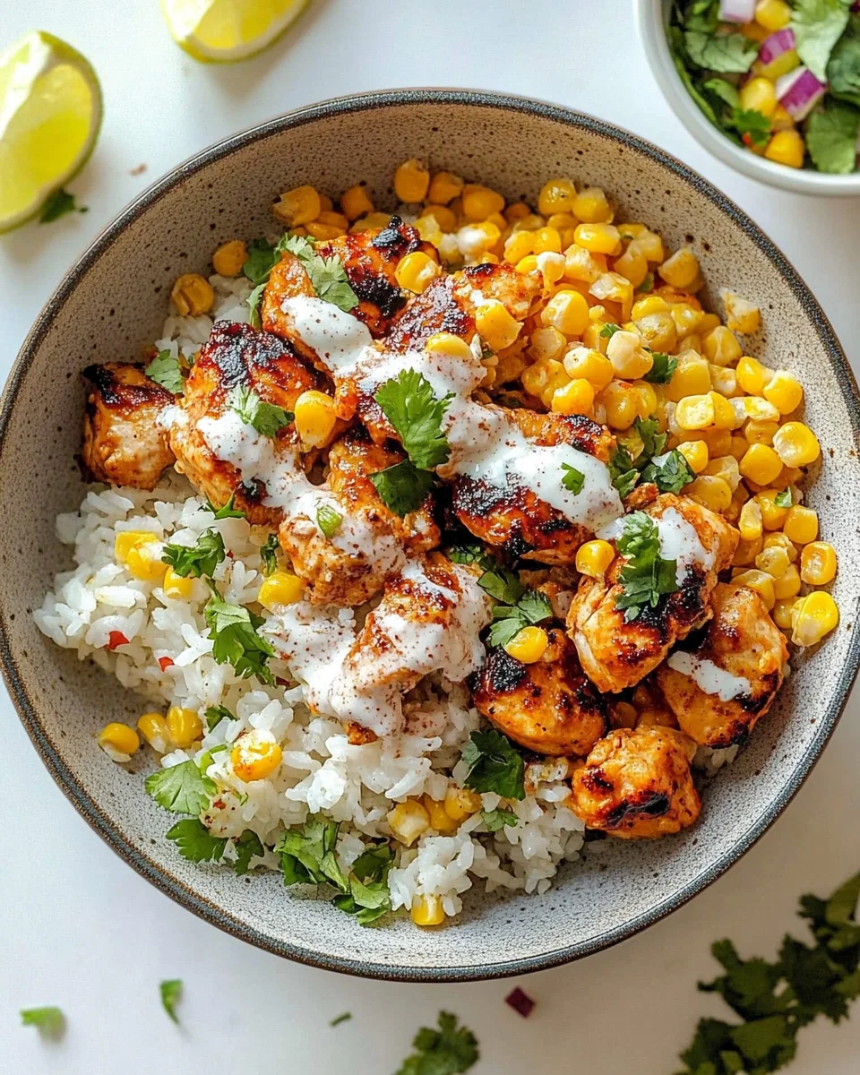 Street Corn Chicken Rice Bowl Street