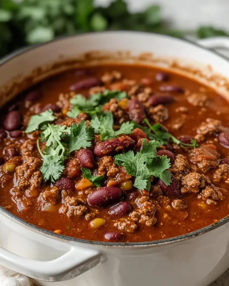The Best Homemade Stovetop Chili