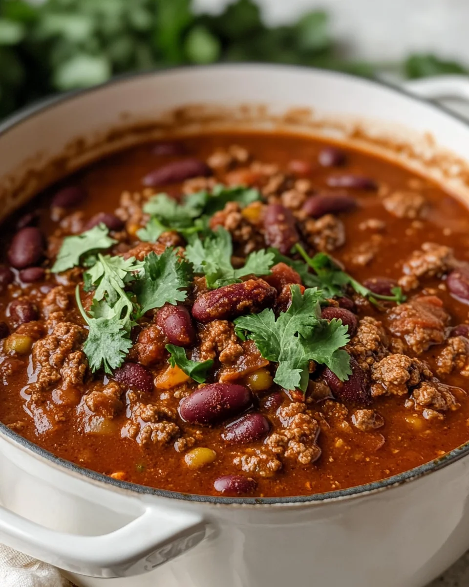 The Best Homemade Stovetop Chili