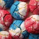 4th of July Crinkle Cookies 4th of July Crinkle Cookies
