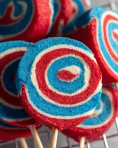 4th of July Marshmallow Pinwheels