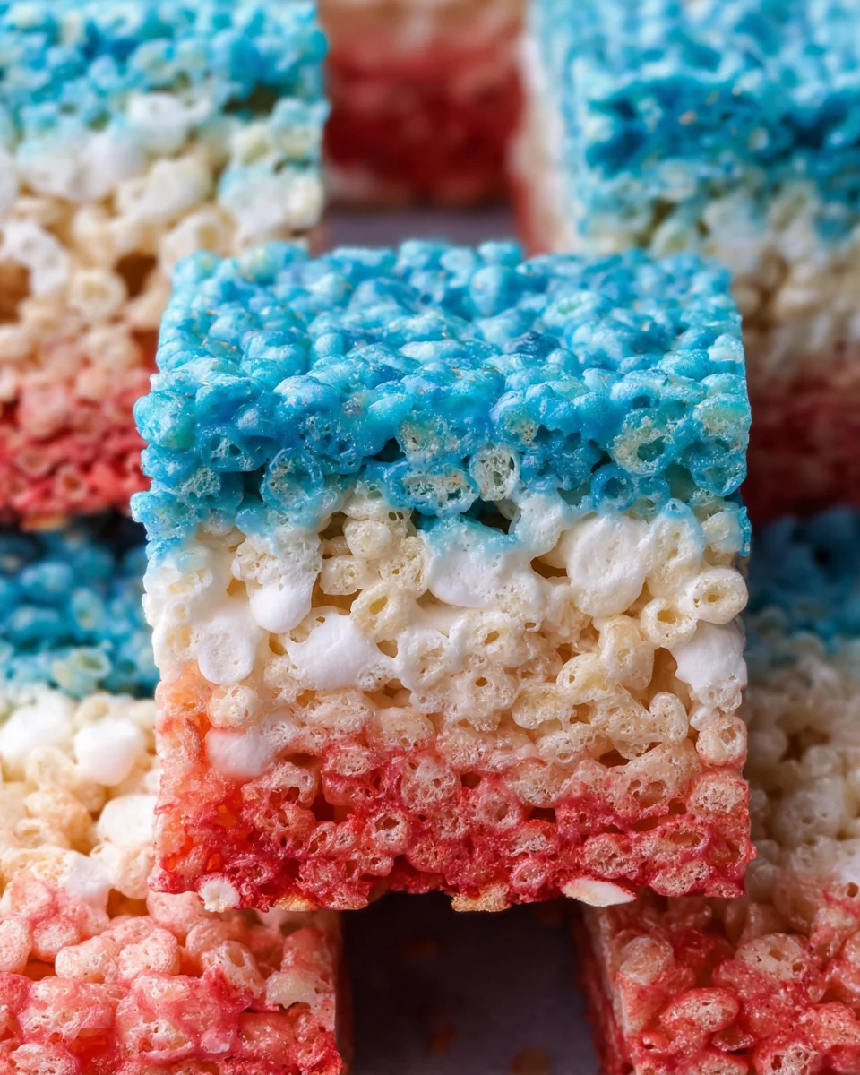 4th of July Rice Krispie Treats 4th