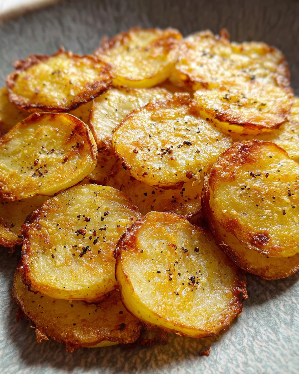 Baked Potato Slices Baked
