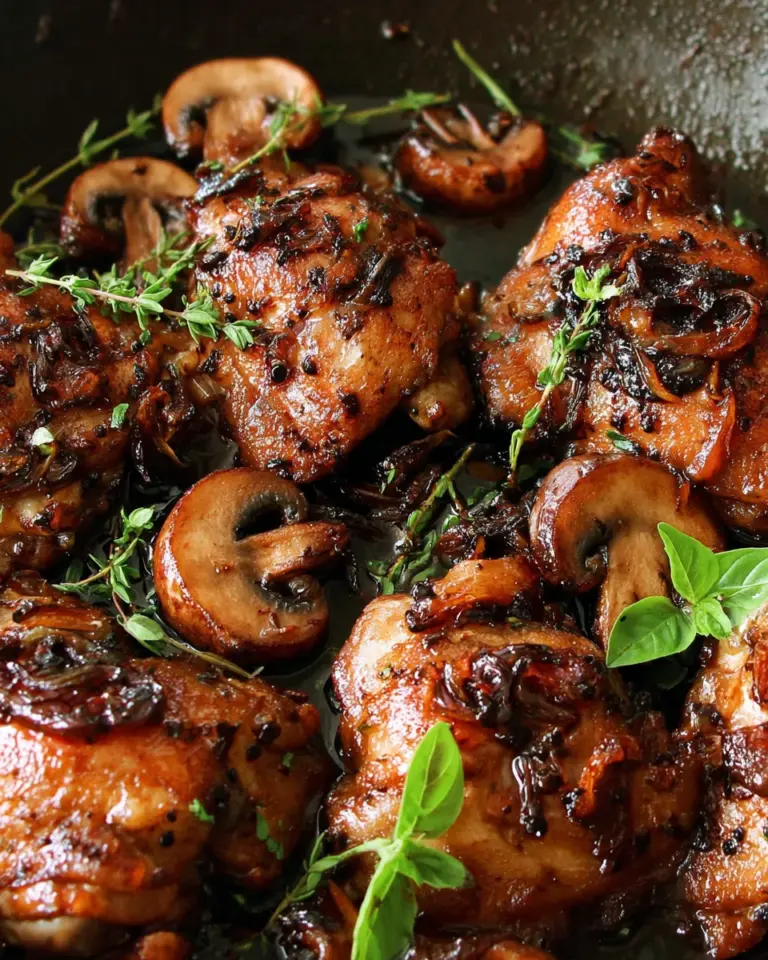 Balsamic Chicken Thighs