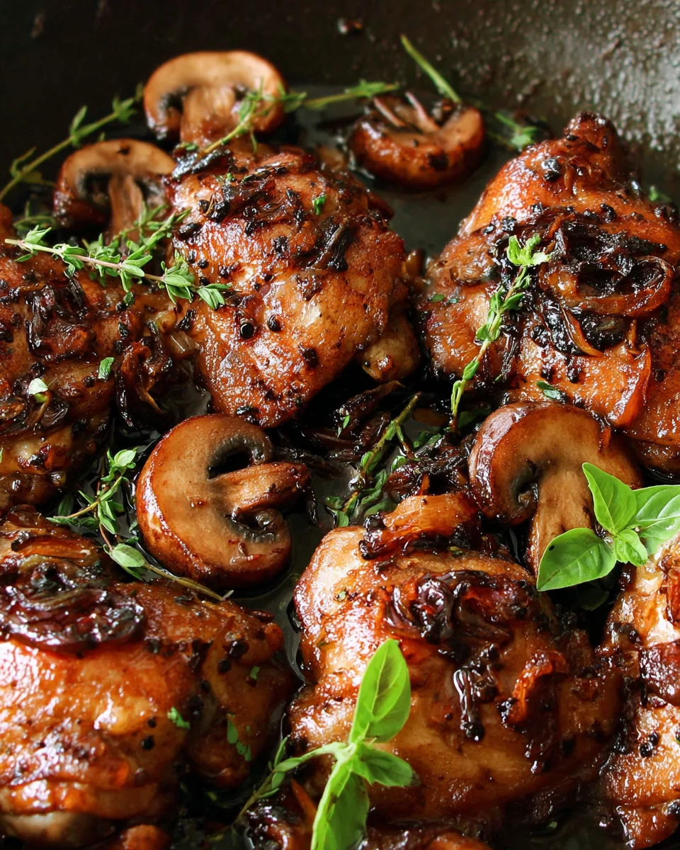 Balsamic Chicken Thighs Balsamic Chicken Thighs