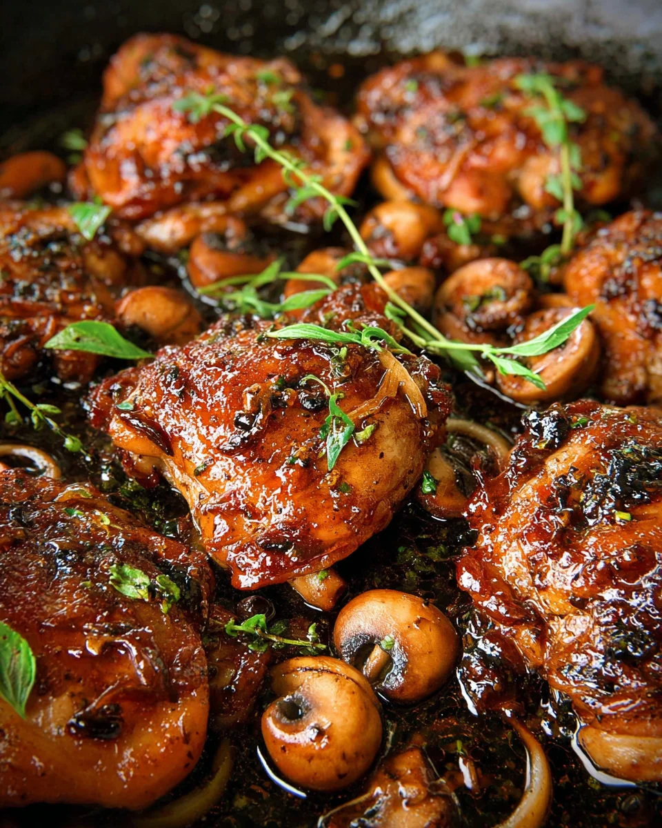 Balsamic Chicken Thighs Balsamic