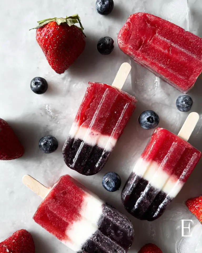 Berry-Coconut Rocket Pops