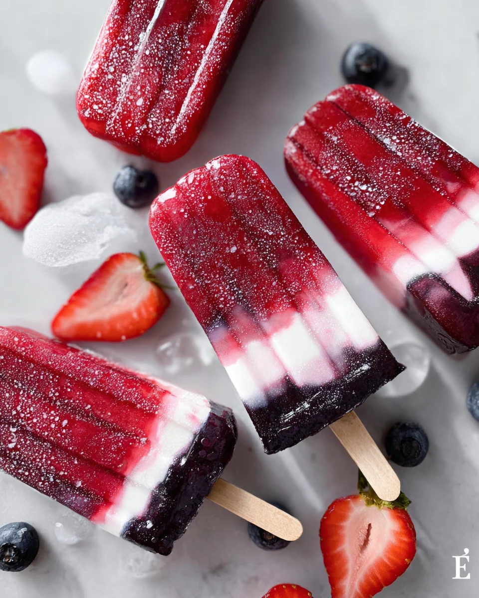 Berry-Coconut Rocket Pops Berry-Coconut