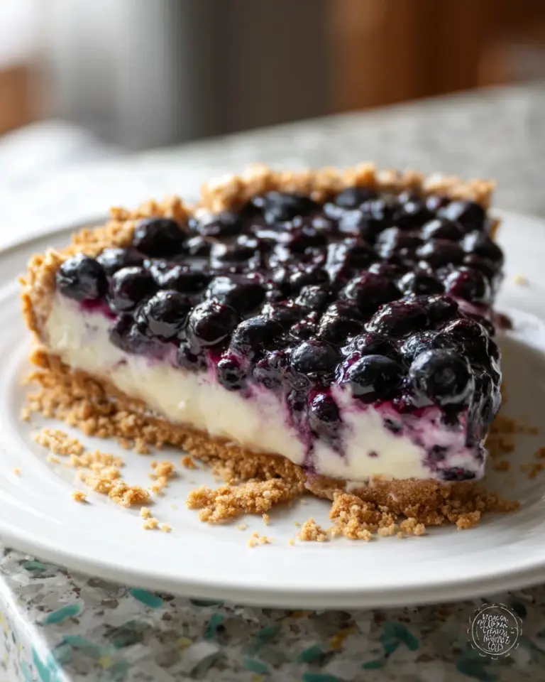Blueberry Cream Pie
