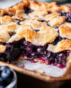 Blueberry Slab Pie