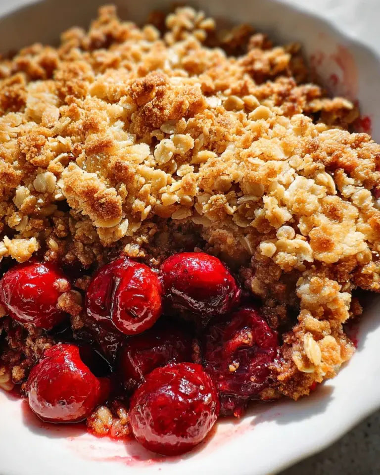 Cherry Crisp Recipe