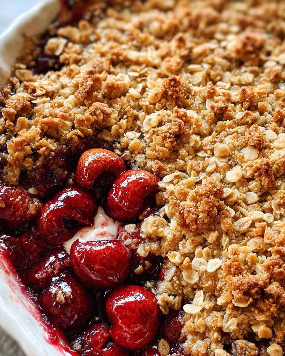 Cherry Crisp Recipe Cherry