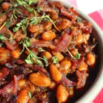 Crockpot Bacon-Bourbon Baked Beans