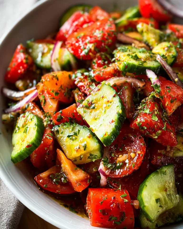 Cucumber Tomato Salad