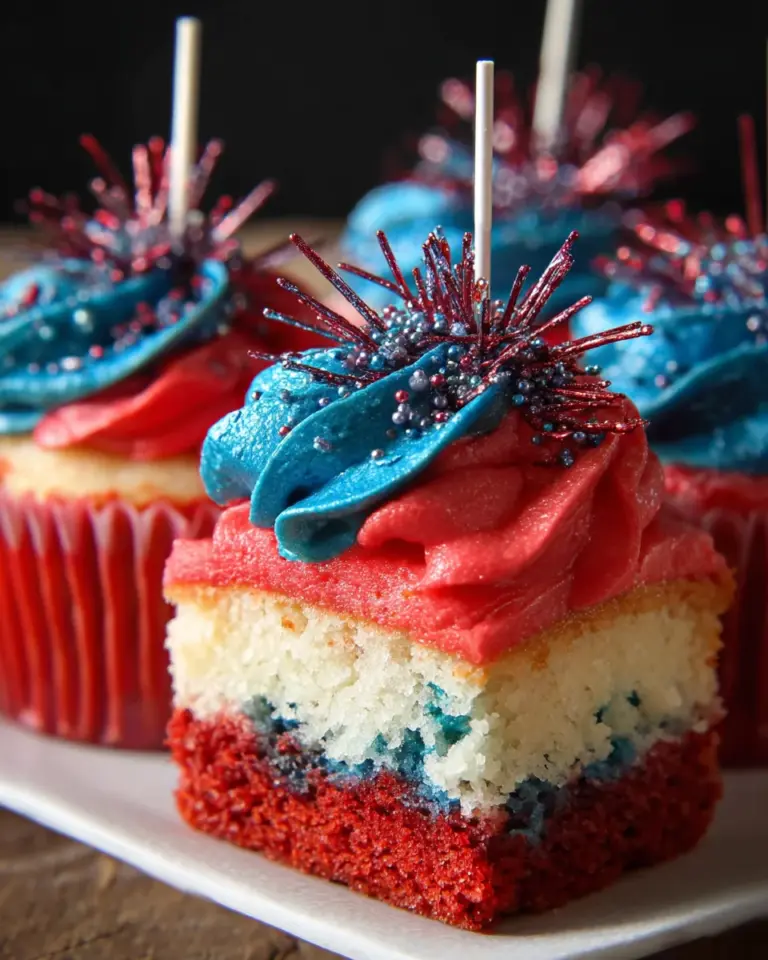 Fireworks Cupcakes