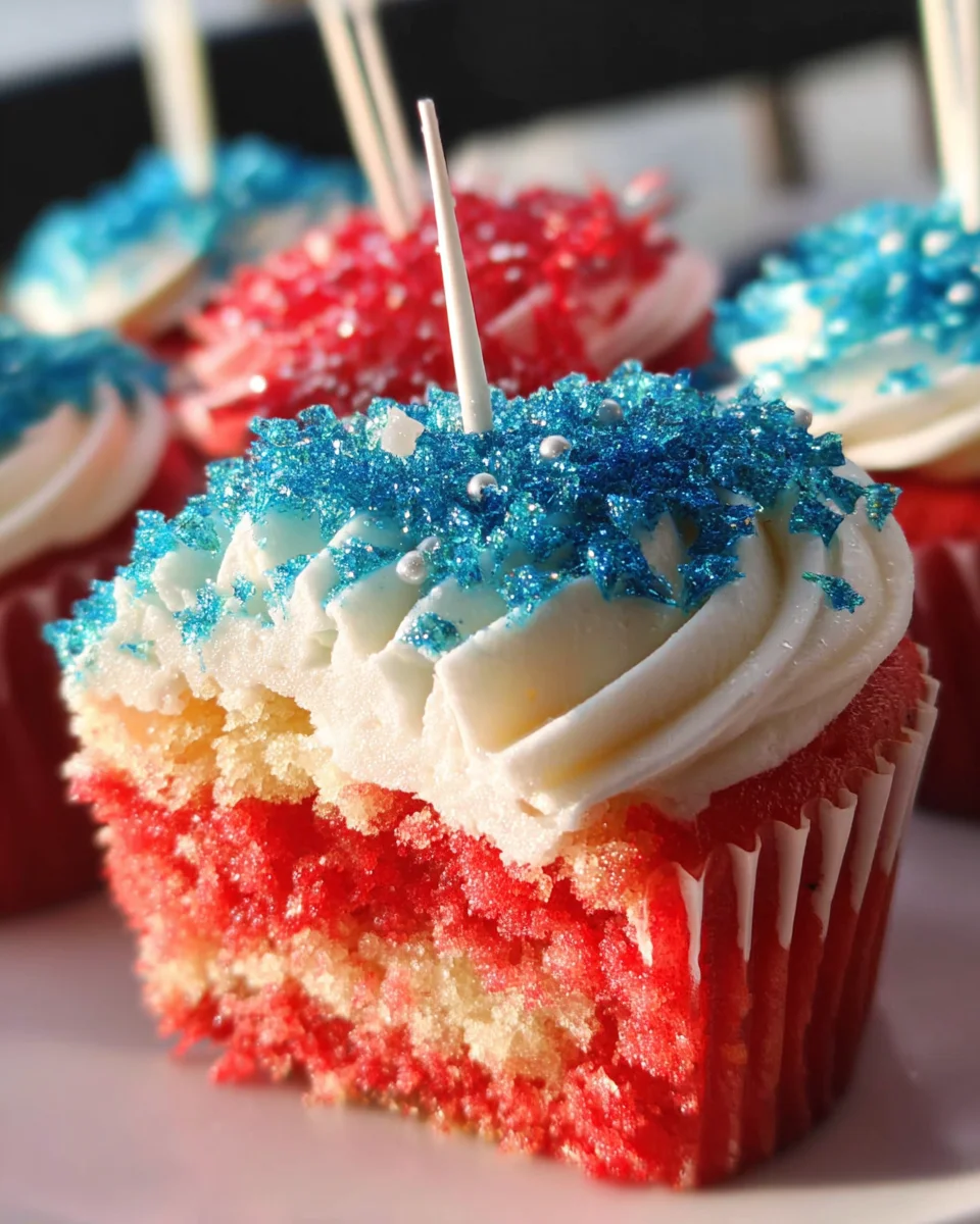 Fireworks Cupcakes Fireworks
