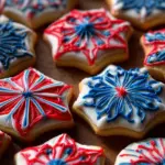 Fireworks Sugar Cookie Cake Fireworks Sugar Cookie Cake