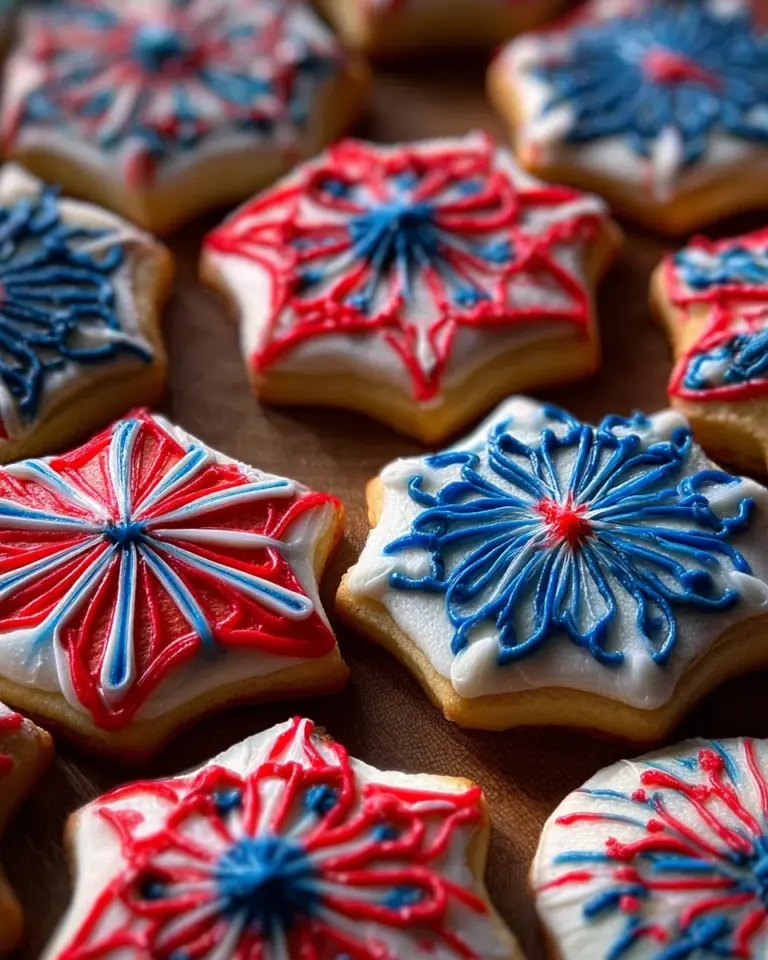 Fireworks Sugar Cookie Cake