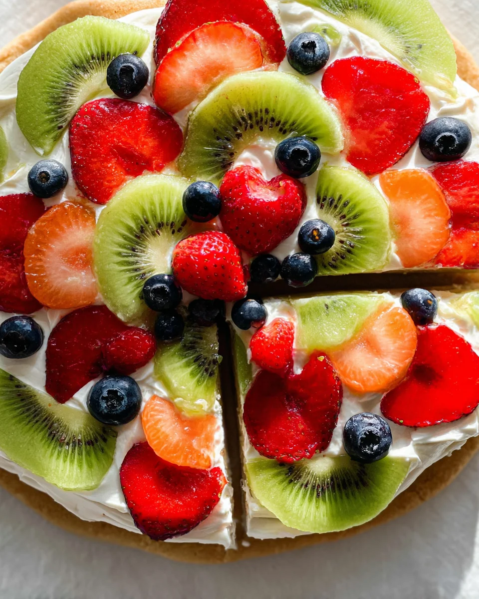 Fruit Pizza Summer Dessert Fruit