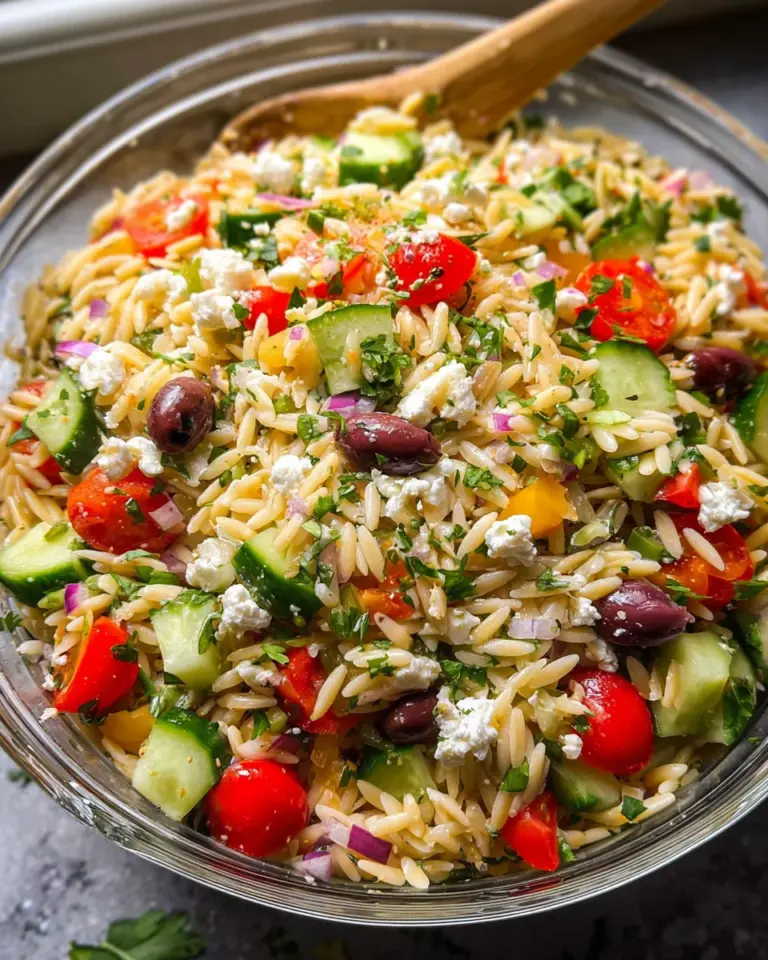 Greek Orzo Salad