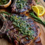 Grilled Flank Steak with Lemon-Herb Sauce Grilled Flank Steak with Lemon-Herb Sauce
