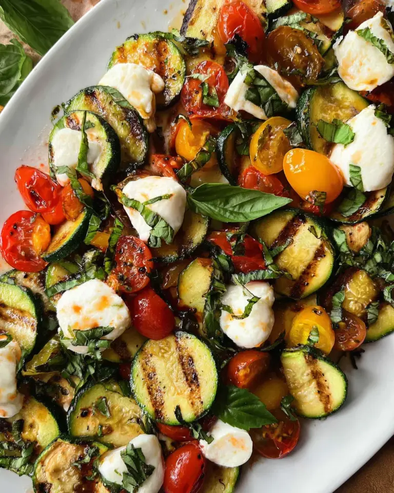 Grilled Zucchini Salad