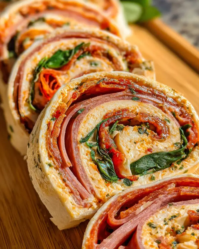 Italian Deli Pinwheel Sandwiches