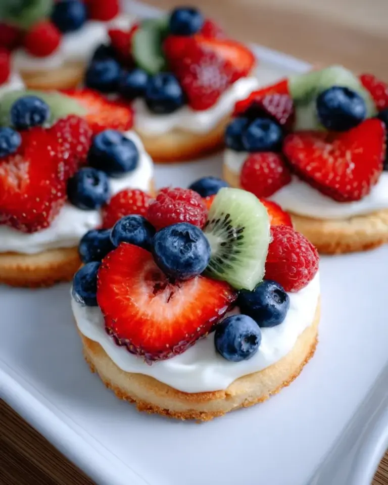 Mini Fruit Pizzas