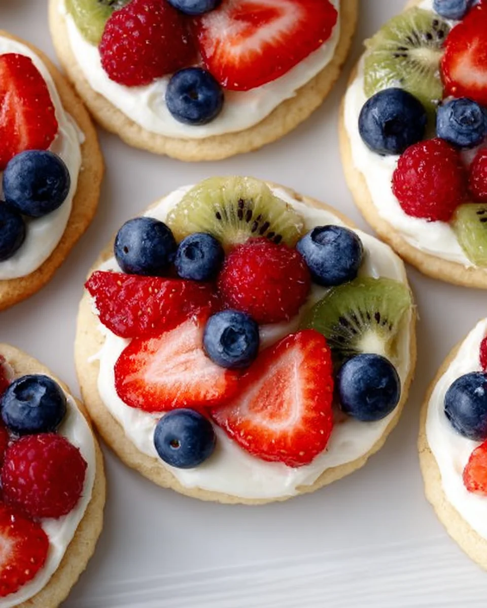 Mini Fruit Pizzas Mini