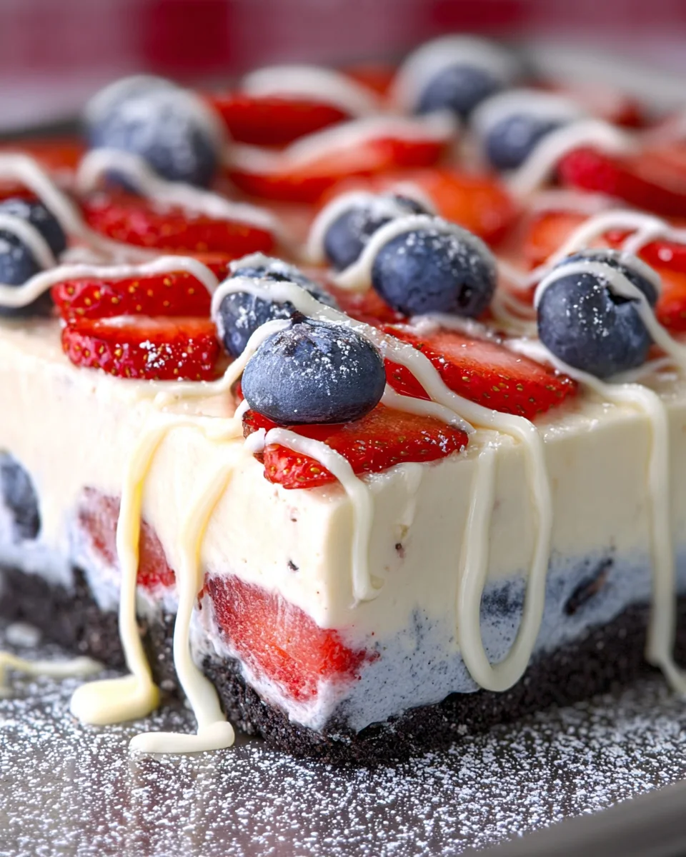 No Bake Summer Berry Delight No