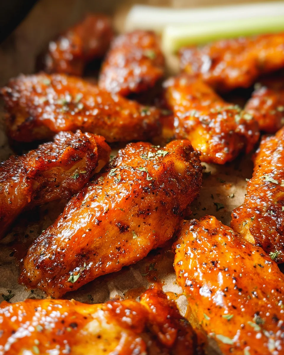 Oven-Baked Buffalo Wings Oven-Baked