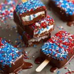 Patriotic Mini Ice Cream Sandwiches Patriotic Mini Ice Cream Sandwiches