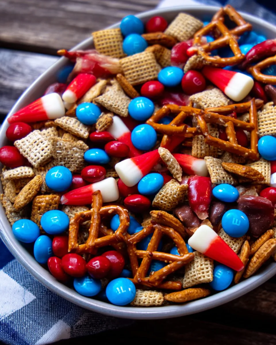 Patriotic Snack Mix Patriotic