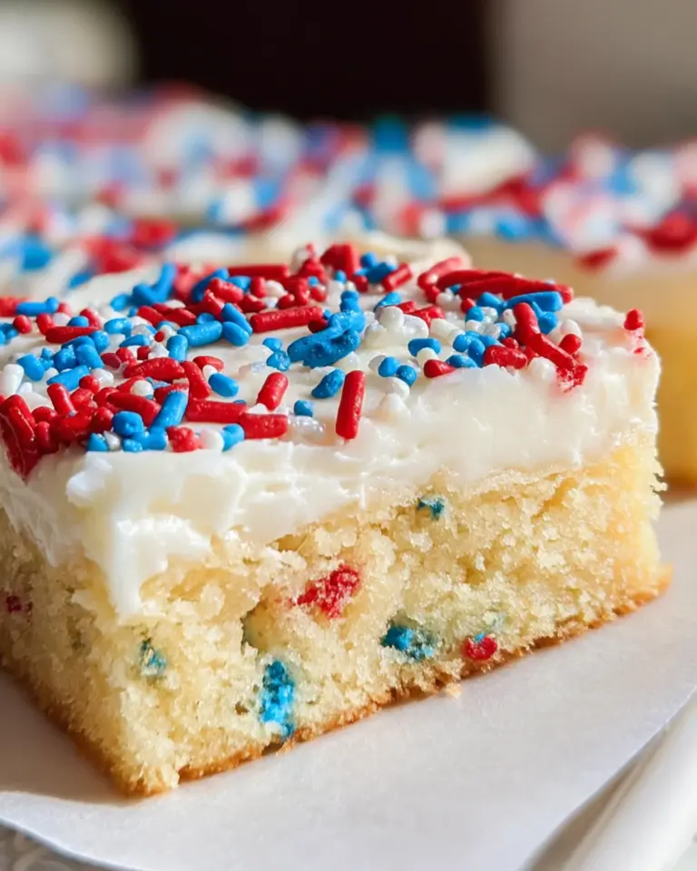 Patriotic Sugar Cookie Bars