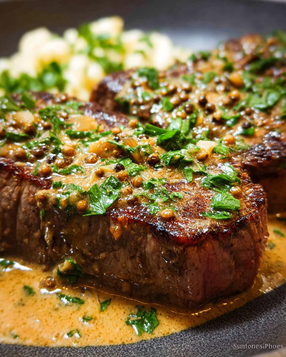 Peppercorn Steaks Peppercorn
