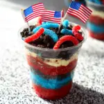 Red, White and Blue Dirt Cups