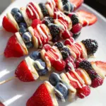 Red, White and Blue Fruit Kabobs Red, White and Blue Fruit Kabobs
