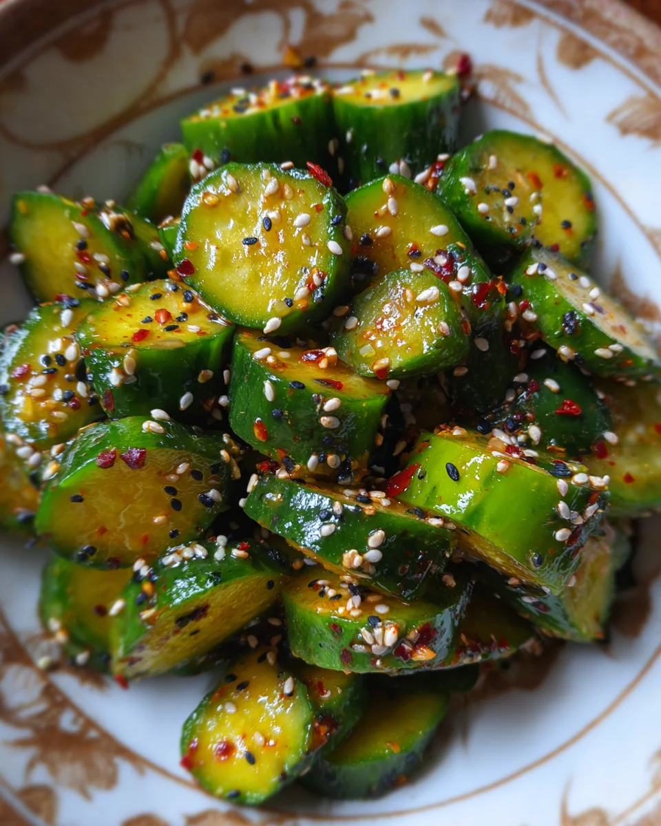 Sesame Cucumber Salad Sesame