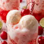 Shirley Temple Ice Cream Float