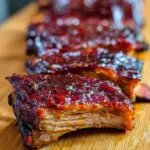 Smoked Pork Ribs in the Smoker Smoked Pork Ribs in the Smoker