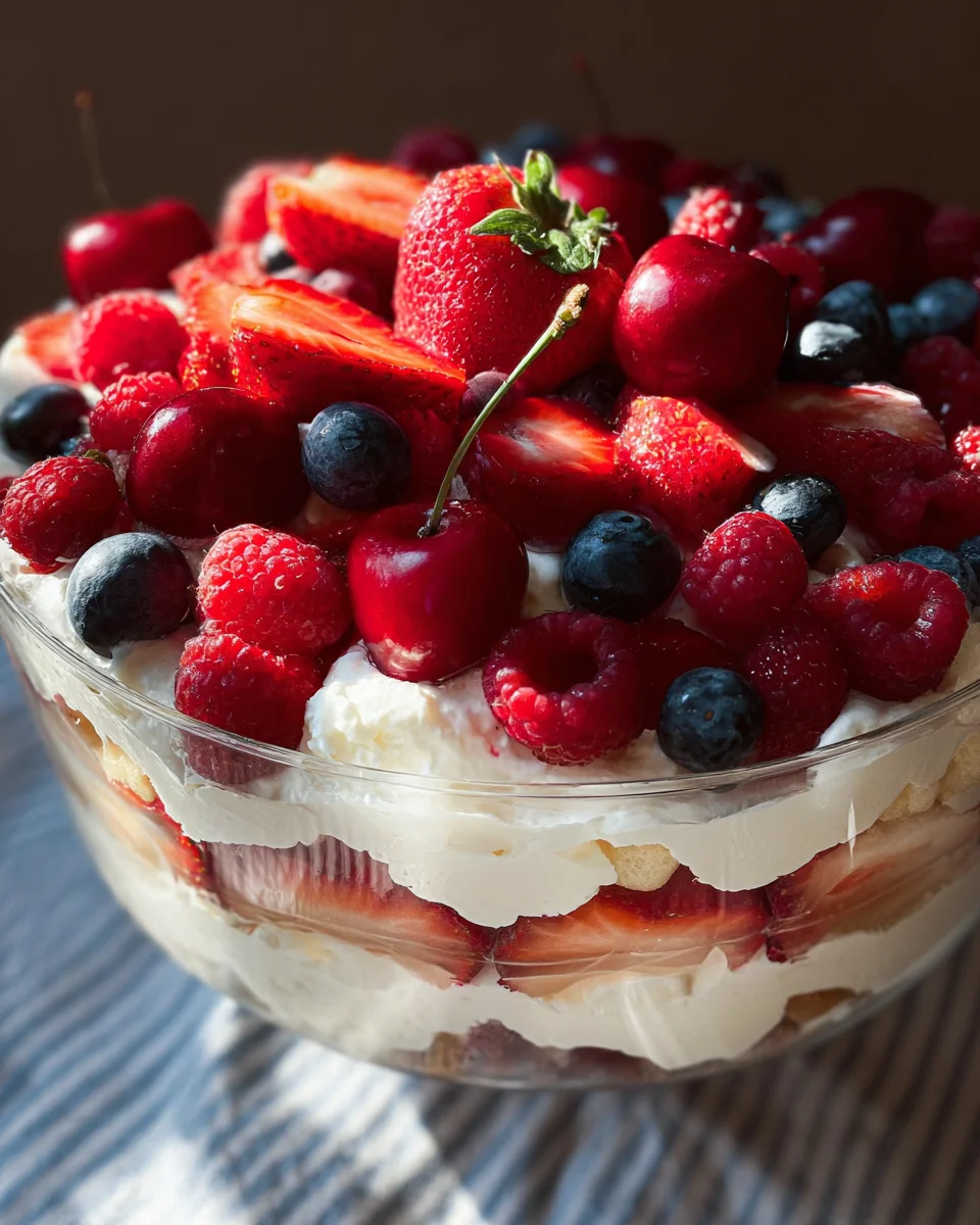Summer Berry Trifle Summer