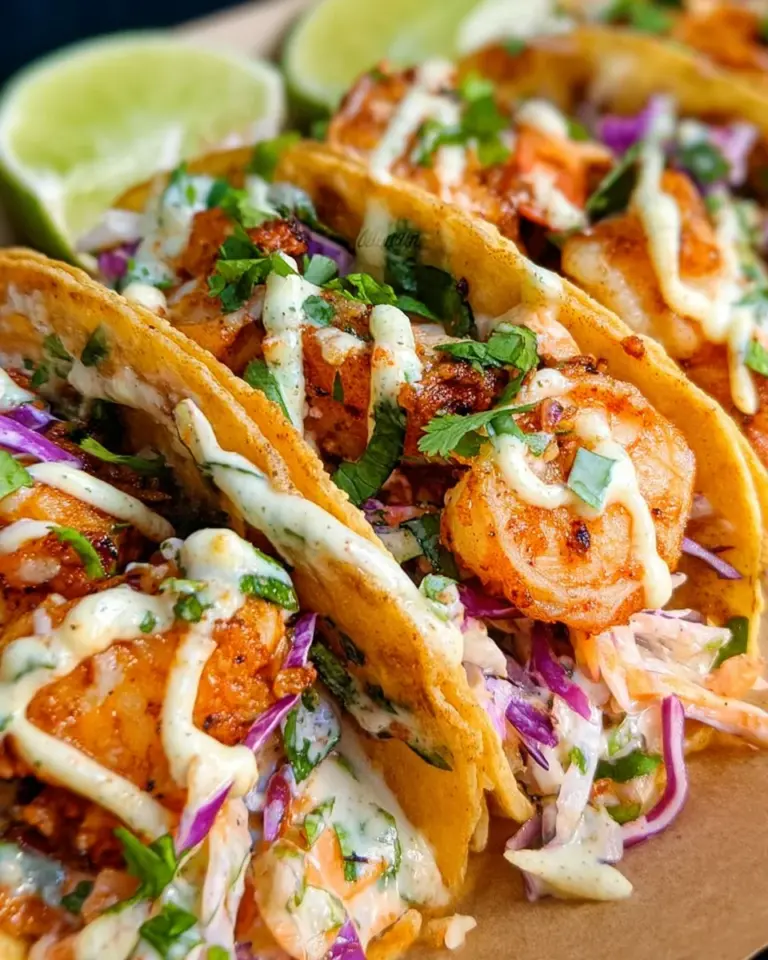 15 Minute Easy Shrimp Tacos Recipe