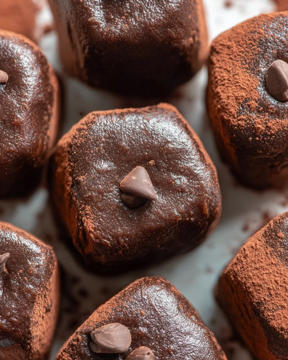 3-Ingredient No Bake Brownie Bites 3-Ingredient