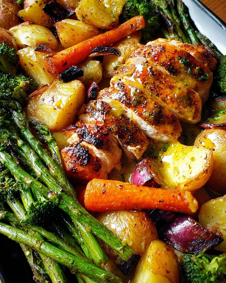 35 Minutes & One Sheet Pan Is All You Need For This Honey Mustard Chicken Recipe 35 Minutes & One Sheet Pan Is All You Need For This Honey Mustard Chicken Recipe