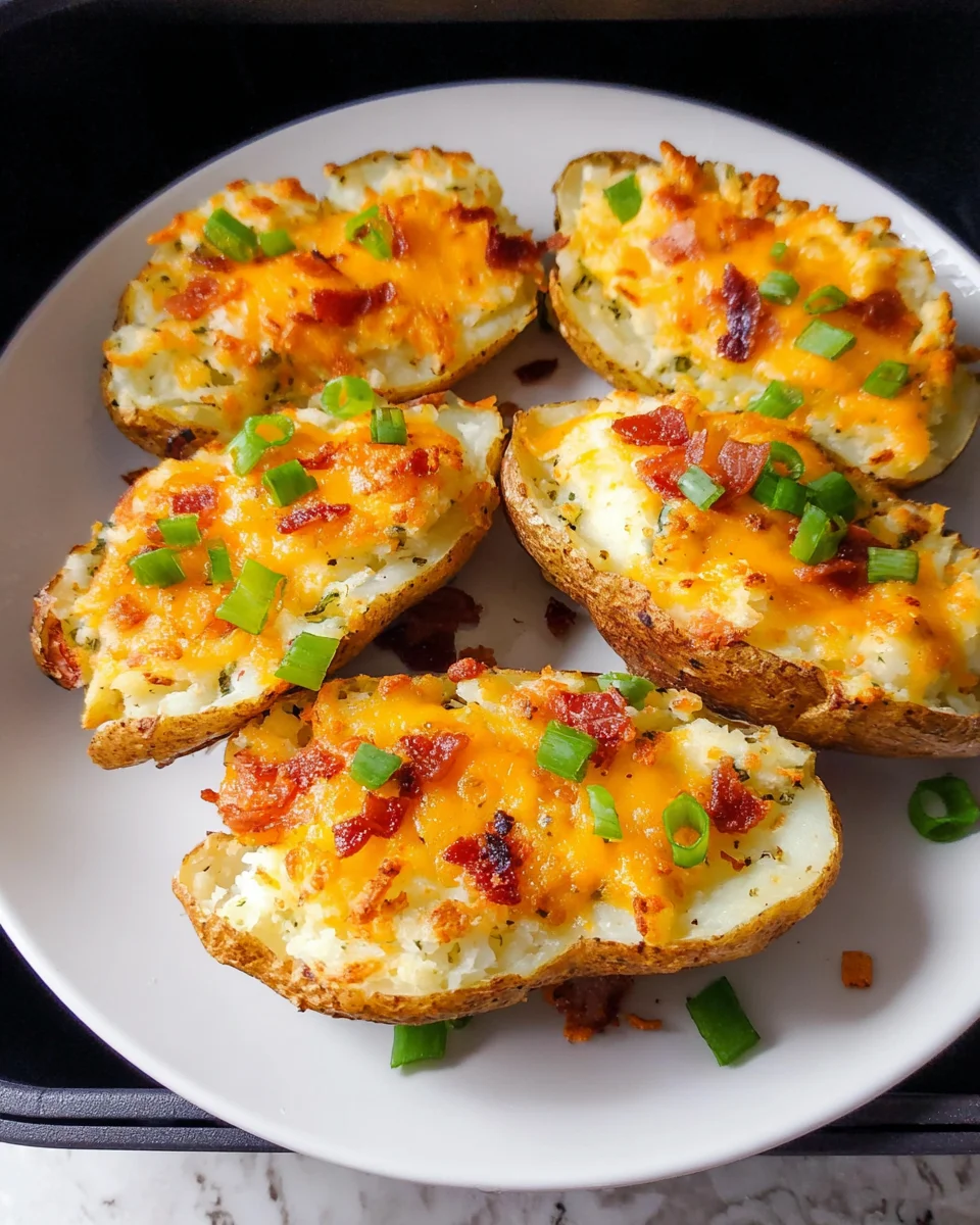 Air Fryer Twice Baked Potatoes 24 Air